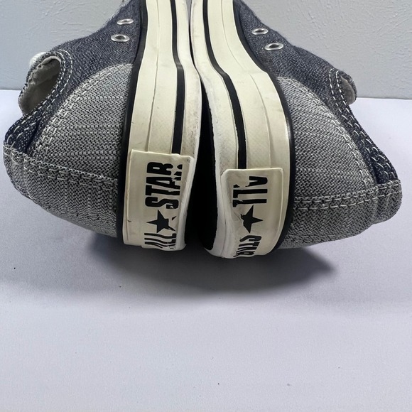 Converse All Star Low Top Gray Denim Sneakers Casual‎ Shoes Unisex W 8 M 6 - Picture 6 of 13